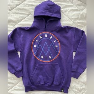 Mammoth hoodie kids Medium purple